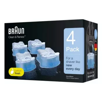 Cartucho de limpeza Braun CCR4 azul 4 unid.