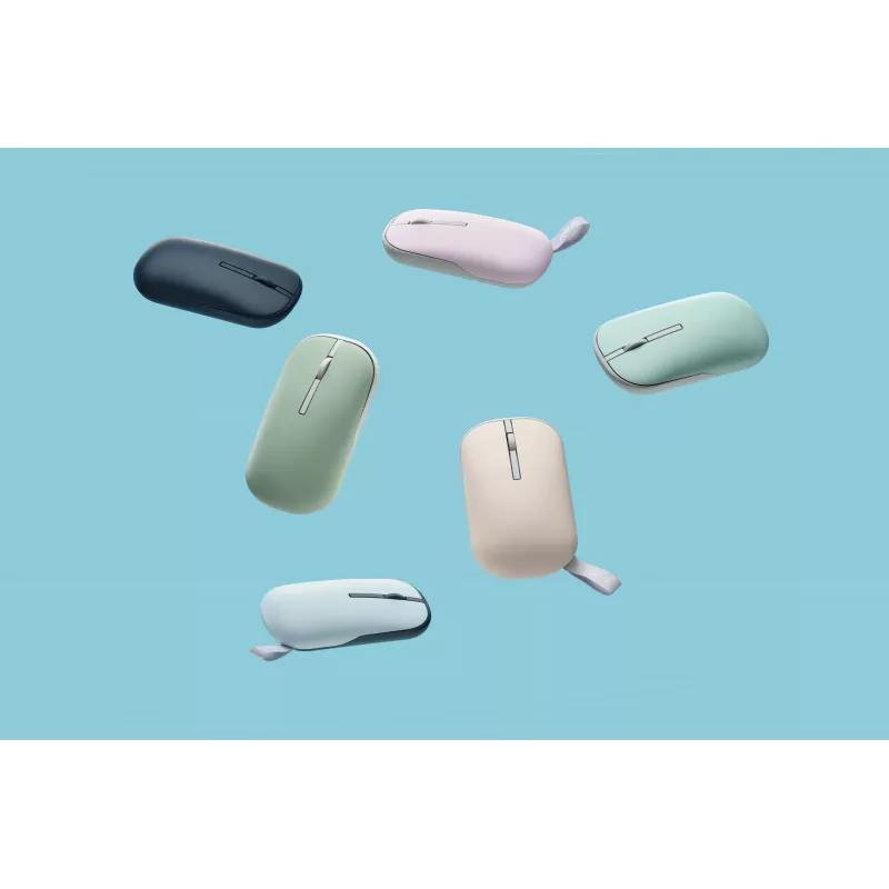 Rato ASUS Marshmallow MD100 escritório ambidestro RF Wireless + Bluetooth ótico 1600 DPI