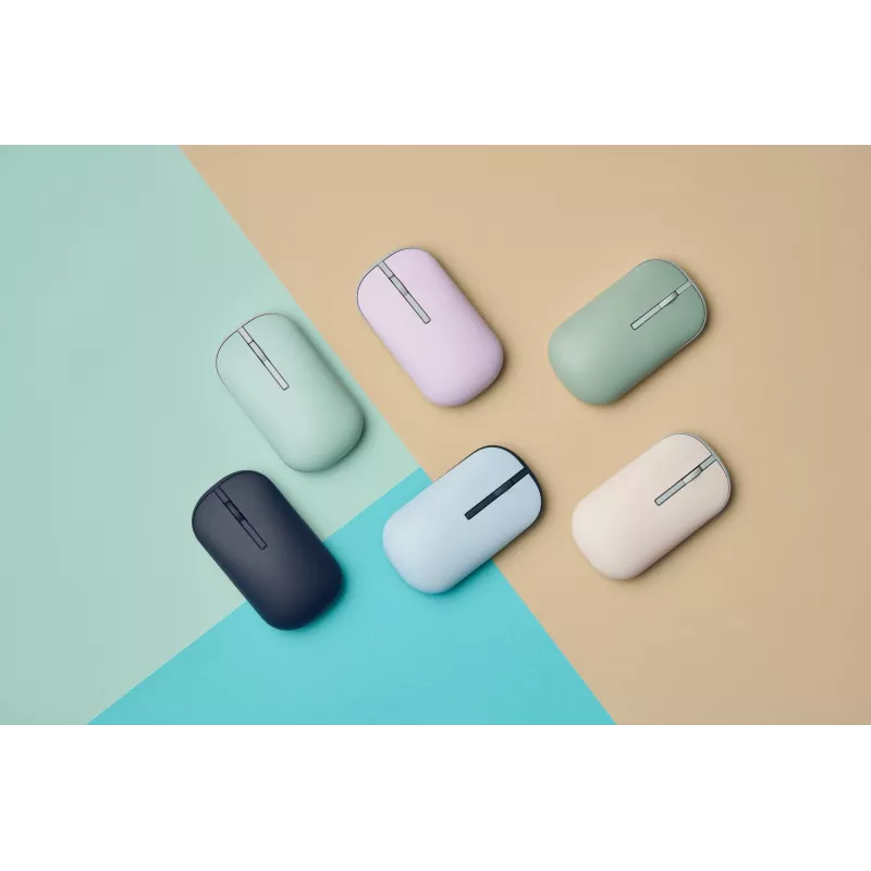 Rato ASUS Marshmallow MD100 escritório ambidestro RF Wireless + Bluetooth ótico 1600 DPI