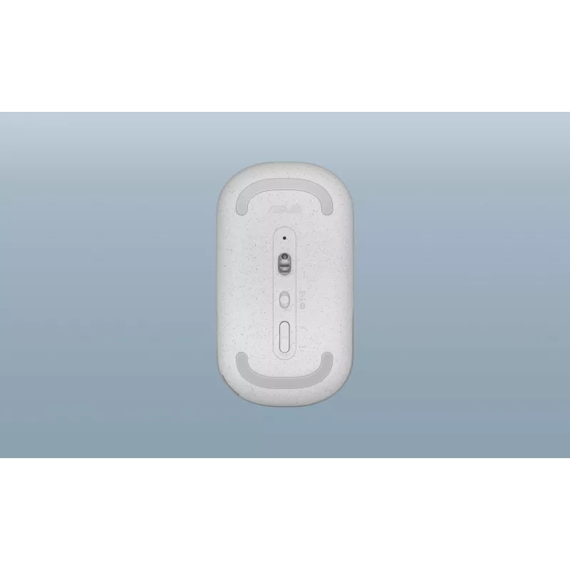 Rato ASUS Marshmallow MD100 escritório ambidestro RF Wireless + Bluetooth ótico 1600 DPI