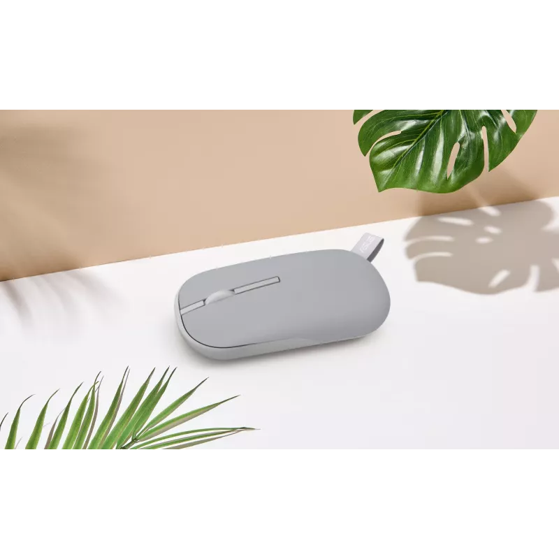 Rato ASUS Marshmallow MD100 escritório ambidestro RF Wireless + Bluetooth ótico 1600 DPI