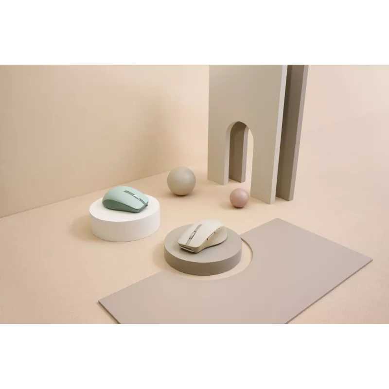 Rato ASUS SmartO MD200 Silent Plus escritório ambidestro RF Wireless + Bluetooth ótico 4200 DPI