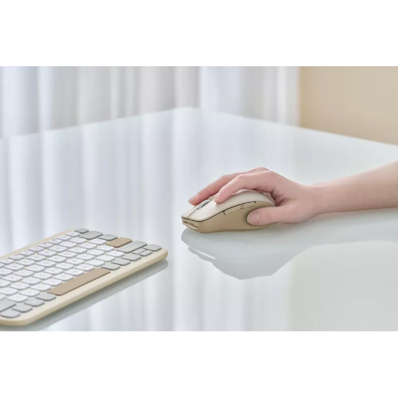 Rato ASUS SmartO MD200 Silent Plus escritório ambidestro RF Wireless + Bluetooth ótico 4200 DPI
