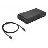 Dock ASUS Triple Display USB-C Duo DC301 com fios preto
