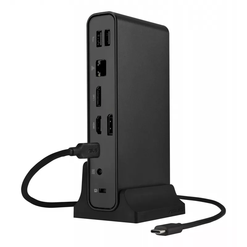 Dock ASUS Triple Display USB-C Duo DC301 com fios preto
