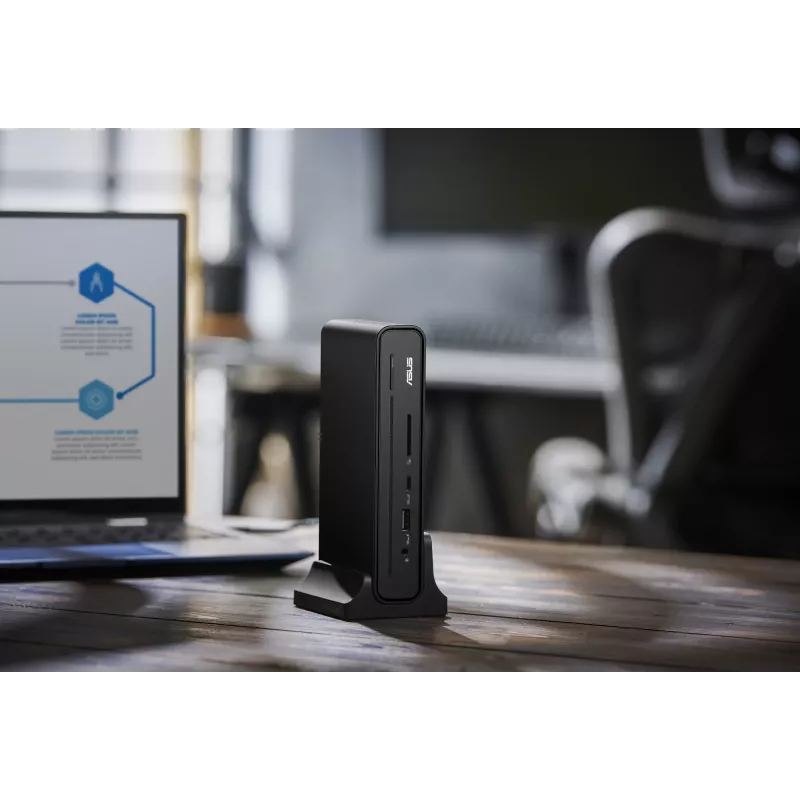 Dock ASUS Triple Display USB-C Duo DC301 com fios preto