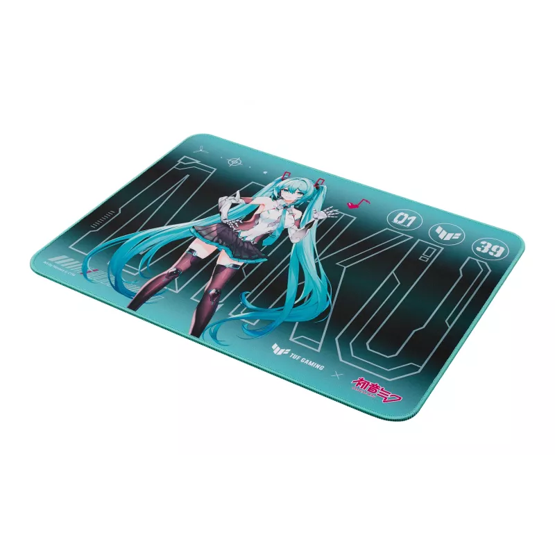 Tapete de rato gaming ASUS TUF Gaming P1 Hatsune Miku Edition turquesa