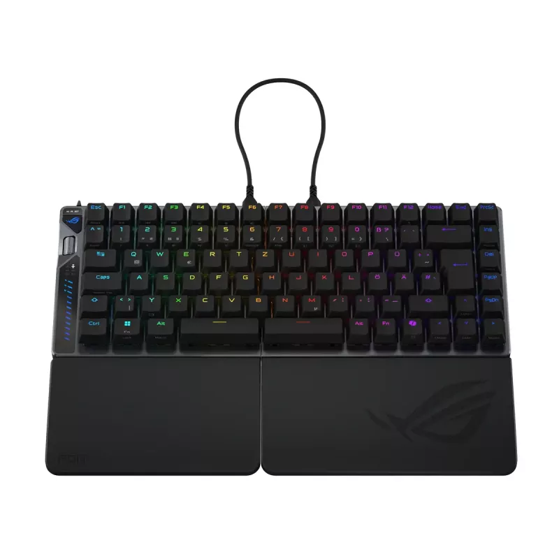 Teclado ASUS ROG Falcata gaming USB + RF Wireless + Bluetooth QWERTZ alemão preto
