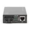 DIGITUS DN-82120-1 conversor de meios Gigabit, multimodo, de 10/100/1000Base-T para 1000Base-SX, RJ45 / SC, 850 nm, até 0,5 km