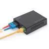 DIGITUS DN-82120-1 conversor de meios Gigabit, multimodo, de 10/100/1000Base-T para 1000Base-SX, RJ45 / SC, 850 nm, até 0,5 km