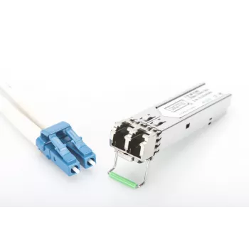 Módulo SFP DIGITUS 1,25 Gbit/s, até 80 km Monomodo, conector LC Duplex 1000Base-LX, 1550 nm