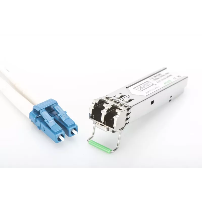 Módulo SFP DIGITUS 1,25 Gbit/s, até 80 km Monomodo, conector LC Duplex 1000Base-LX, 1550 nm