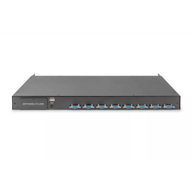 Comutador KVM modular DIGITUS 8 portas para consola KVM modular