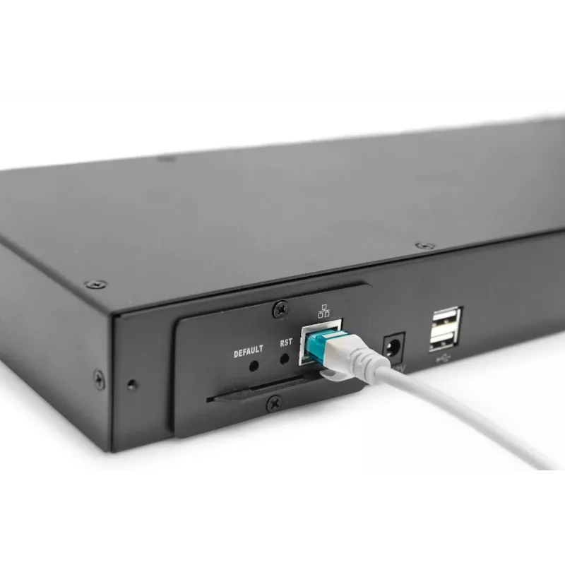 Comutador KVM modular DIGITUS 8 portas para consola KVM modular