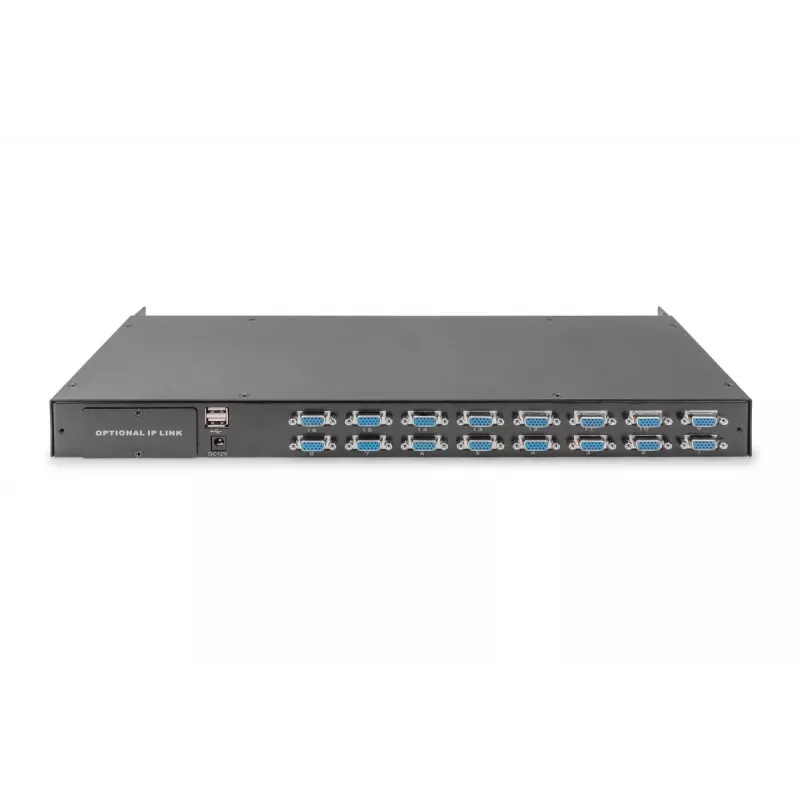 Comutador KVM modular DIGITUS 16 portas para consola KVM modular