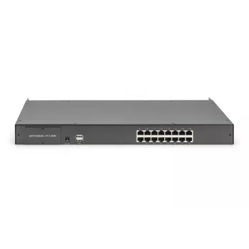 Comutador KVM modular Cat5 DIGITUS 16 portas para consola KVM modular