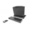 Comutador KVM modular Cat5 DIGITUS 16 portas para consola KVM modular