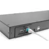 Comutador KVM modular Cat5 DIGITUS 16 portas para consola KVM modular