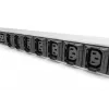DIGITUS IT BASIC PDU. 3PH. 16A. 24 x C13. 3 x C19 Vertical. Cabo de 3m. Ficha IEC309 3Ph-16A