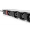 DIGITUS IT BASIC PDU. 3PH. 16A. 24 x C13. 3 x C19 Vertical. Cabo de 3m. Ficha IEC309 3Ph-16A