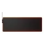 Tapete de rato para gaming COUGAR NEON X, ARGB, 800x300, Preto, Monocromático, Tecido, Borracha, Vários, Base antiderrapante, Tapete de rato para gaming