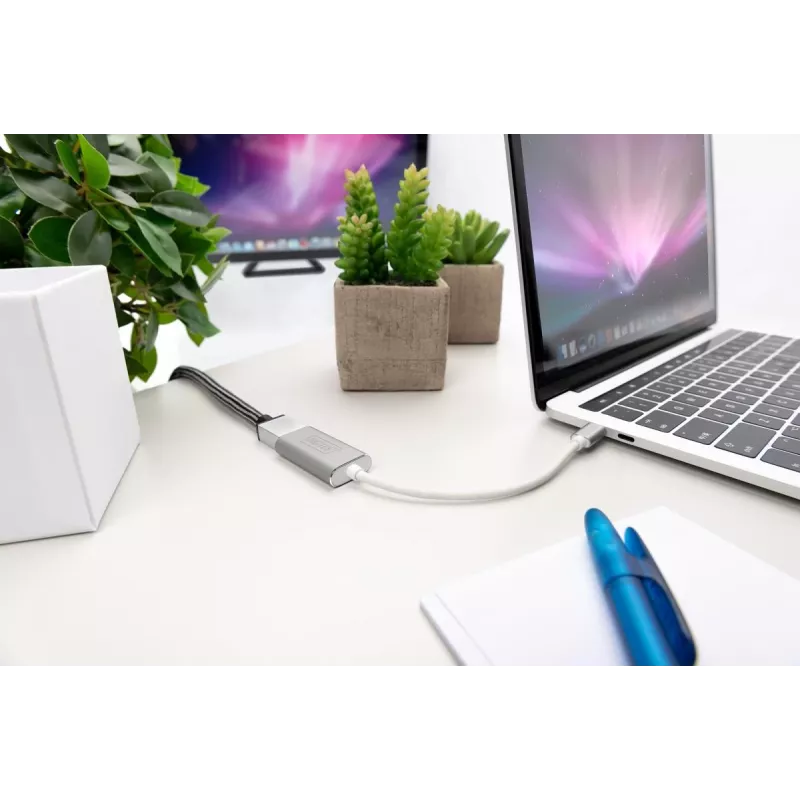 Adaptador gráfico DIGITUS USB 3.0 Type-C 4K HDMI