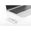 HUB DIGITUS USB 2.0 Type-C com leitor de cartões 3x USB 2.0. 1x SD, 1x MicroSD, caixa de alumínio
