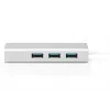 Hub DIGITUS 3 Portas USB 3.0 Type-C com Gigabit Ethernet 3x USB A/F, 1xUSB C/M, 1x RJ45 LAN