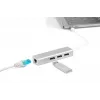 Hub DIGITUS 3 Portas USB 3.0 Type-C com Gigabit Ethernet 3x USB A/F, 1xUSB C/M, 1x RJ45 LAN