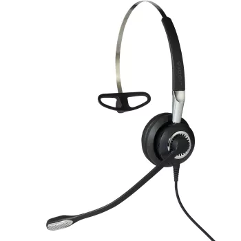 Jabra BIZ 2400 II Mono 3-1, Com fios, Escritório/Callcenter, 54 g, Headset, Preto, Prateado