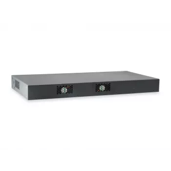Comutador de fibra LevelOne KILBY 28 portas L3 Lite Gerido Gigabit, 4 x 10GbE SFP+, 4 x Gigabit SFP/RJ45 Combo