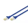 DIGITUS Cabo de rede - CAT6a - S/FTP - Snagless - Cu - 7m - azul