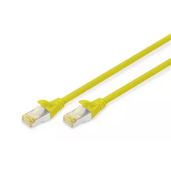 DIGITUS Cabo de rede - CAT6a - S/FTP - Snagless - Cu - 1m - amarelo