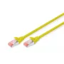 DIGITUS Cabo de rede - CAT6 - S/FTP - Snagless - Cu - 3m - amarelo