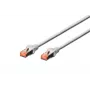 Cabo de rede DIGITUS - CAT6 - S/FTP - Snagless - Cu - 10 m - cinzento