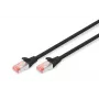 Cabo de rede DIGITUS - CAT6 - S/FTP - Snagless - Cu - 10 m - preto