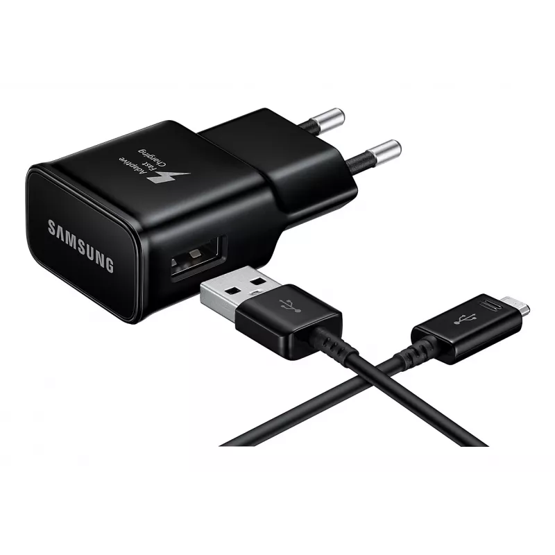 Samsung EP-TA20 Universal preto carregador rápido CA interior, exterior