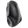 CHERRY MW 4500 rato sem fios de 45 graus, preto, USB, destro, design vertical, ótico, RF Wireless, 1200 DPI, preto