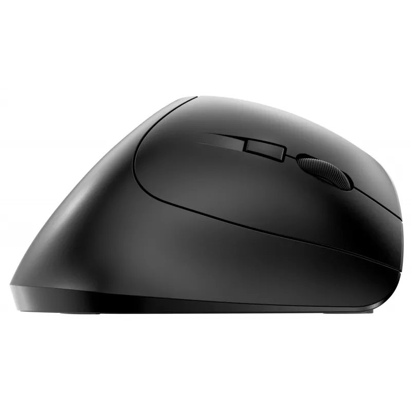CHERRY MW 4500 rato sem fios de 45 graus, preto, USB, destro, design vertical, ótico, RF Wireless, 1200 DPI, preto