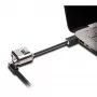 Kensington MiniSaver Mobile Keyed Lock, 1,8 m, Kensington, chave, chave plana, aço carbono, preto