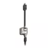 Kensington MiniSaver Mobile Keyed Lock, 1,8 m, Kensington, chave, chave plana, aço carbono, preto