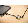 Kensington MiniSaver Mobile Keyed Lock, 1,8 m, Kensington, chave, chave plana, aço carbono, preto