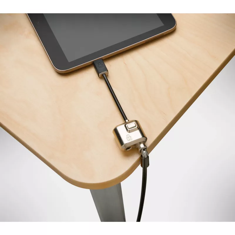 Kensington MiniSaver Mobile Keyed Lock, 1,8 m, Kensington, chave, chave plana, aço carbono, preto