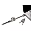 Kensington MiniSaver Mobile Keyed Lock, 1,8 m, Kensington, chave, chave plana, aço carbono, preto