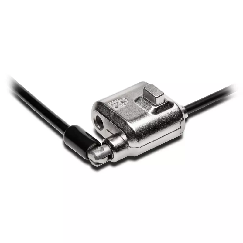Kensington MiniSaver Mobile Keyed Lock, 1,8 m, Kensington, chave, chave plana, aço carbono, preto