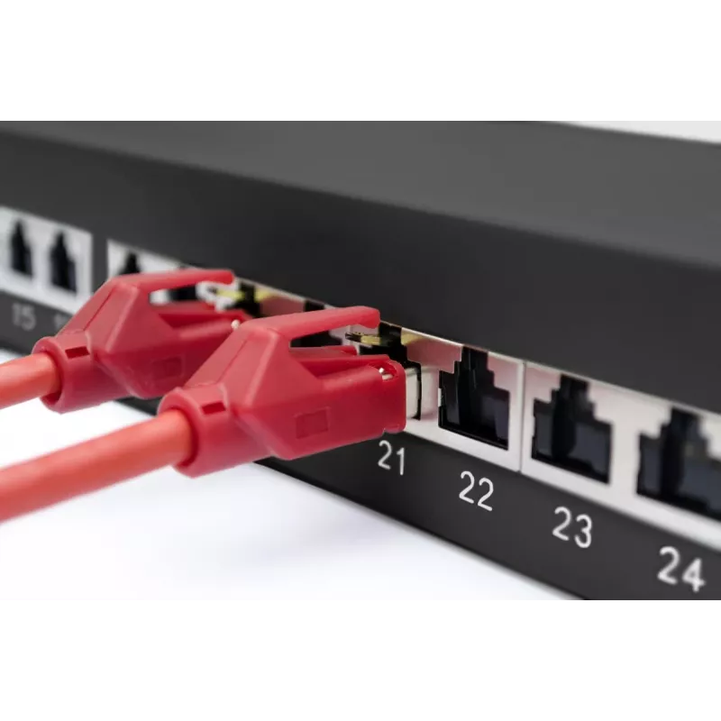 DIGITUS Professional CAT6A, Classe EA Patch Panel, blindado