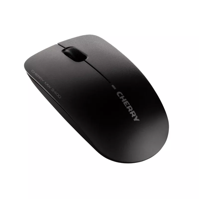Rato sem fios CHERRY MW 2400, preto, USB, ambidestro, ótico, RF Wireless, 1200 DPI, preto