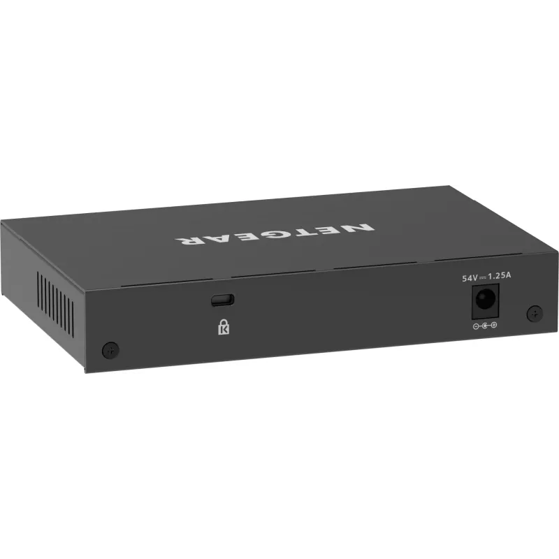 Switch NETGEAR 8 portas Gigabit Ethernet PoE+ Plus (GS308EP) Gerido L2/L3 Gigabit Ethernet (10/100/1000) Power over Ethernet (PoE) preto