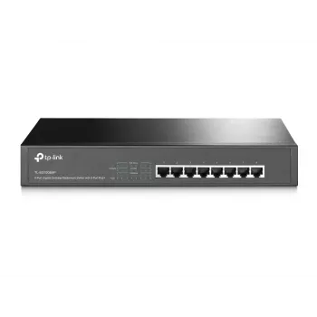 TP-Link TL-SG1008MP Não gerido Gigabit Ethernet (10/100/1000) Power over Ethernet (PoE) 1U preto