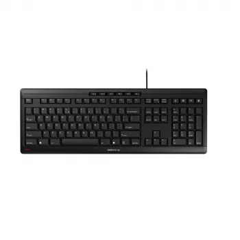 Teclado CHERRY STREAM Escritório USB QWERTY inglês americano preto